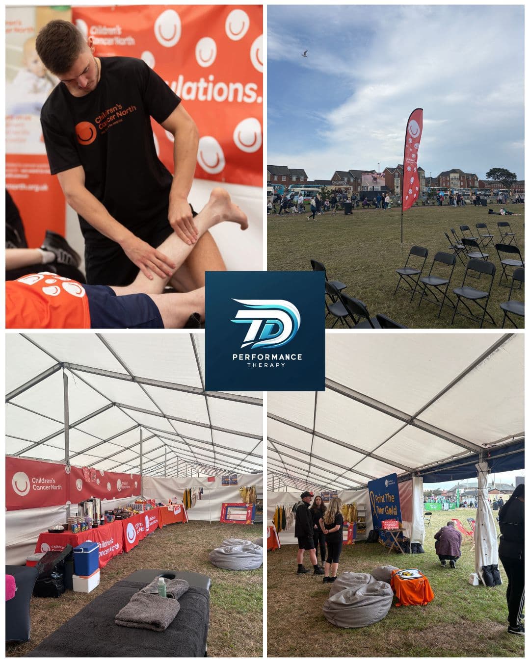 Professional massage therapy session